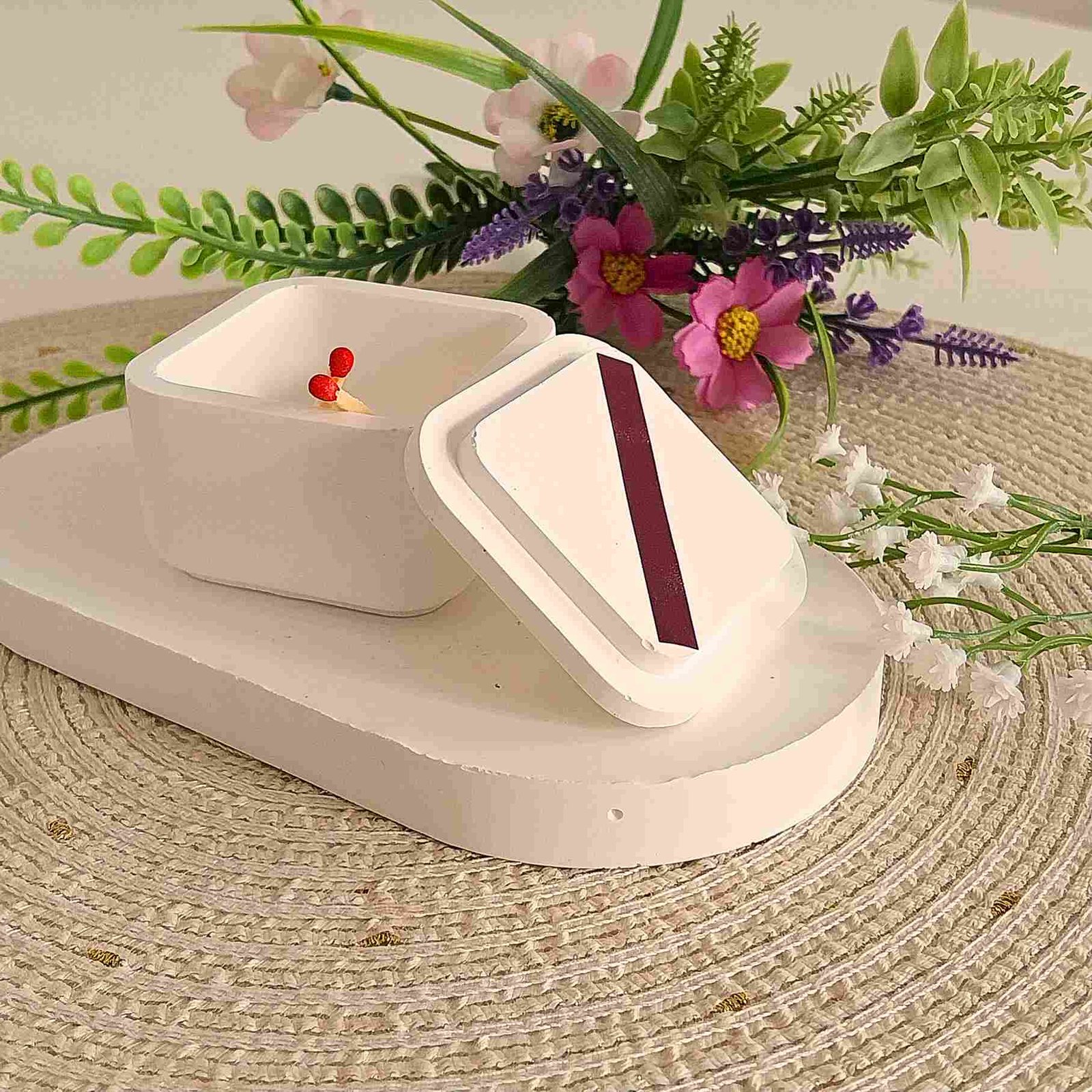 caja de cerillas como accesorio