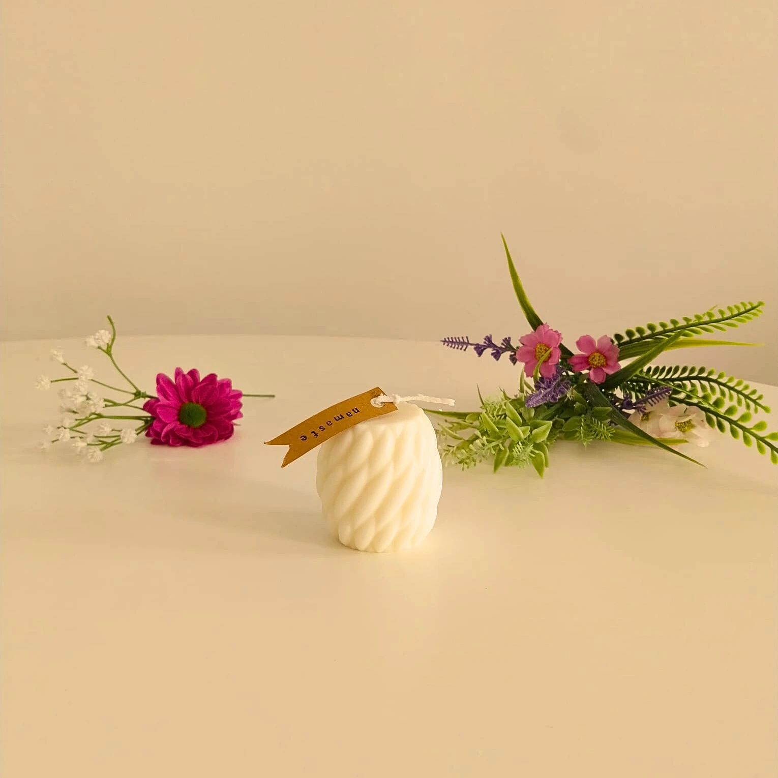 velas decorativas formato gota pequeña para decorar tu hogar con amor