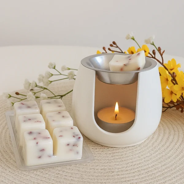 wax melt de sandalo y bambu para decorar y aromataizar tu hogar en madrid